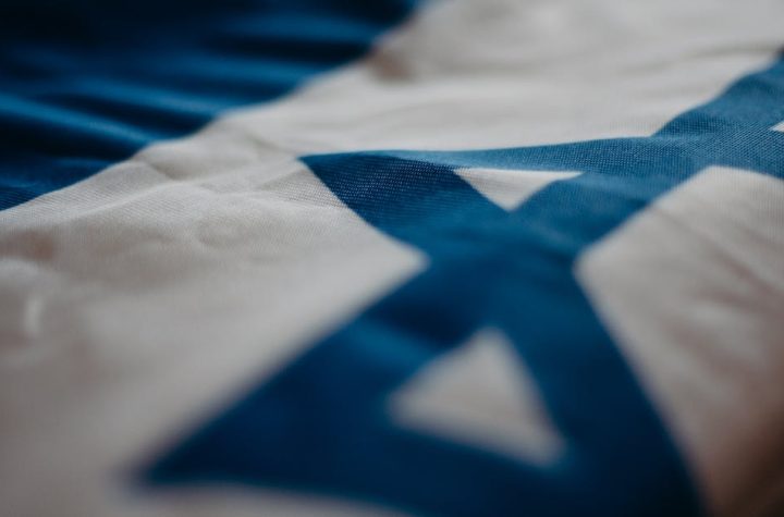 close-up-of-the-flag-of-israel