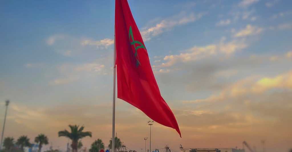 close-up-photo-of-the-morocco-flag