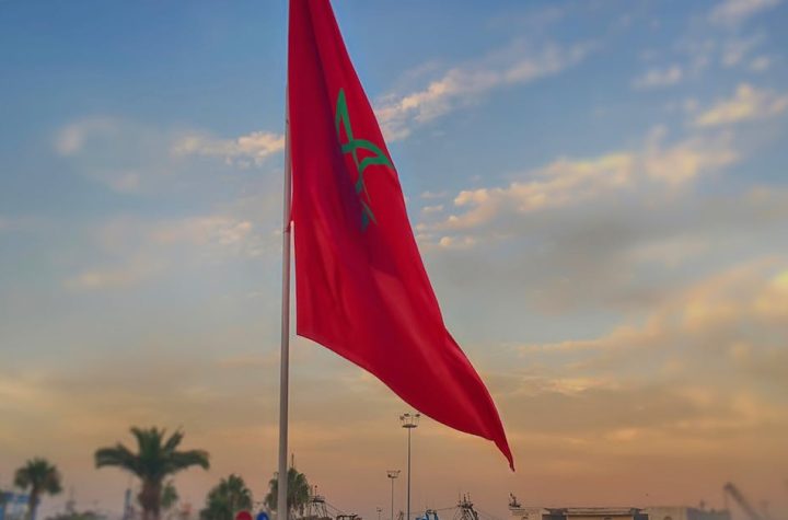 close-up-photo-of-the-morocco-flag