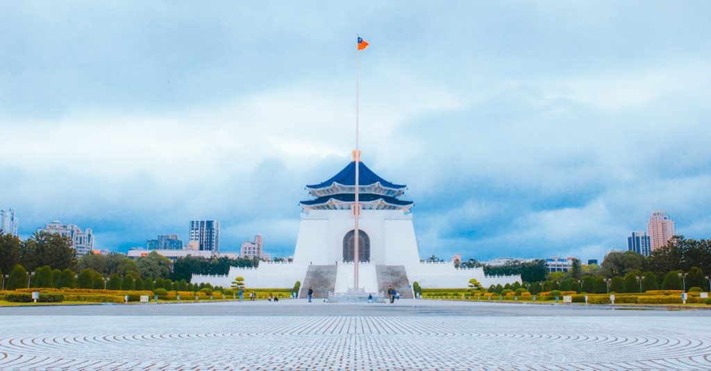 flag-pole-in-front-of-monument