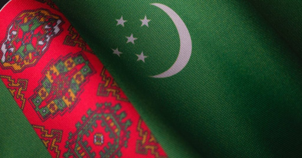 the-flag-of-turkmenistan